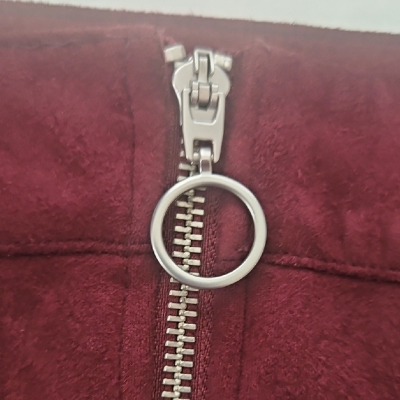 Maurices Red Mini Skirt Chic and Stylish - Picture 5 of 6